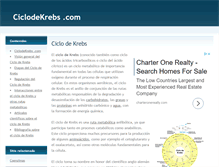 Tablet Screenshot of ciclodekrebs.com